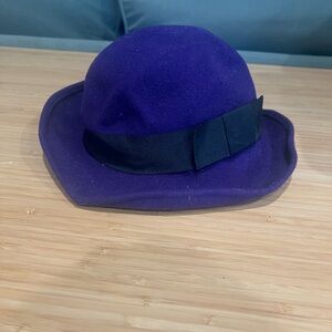 Purple Wool Felt Hat (Made in USA)